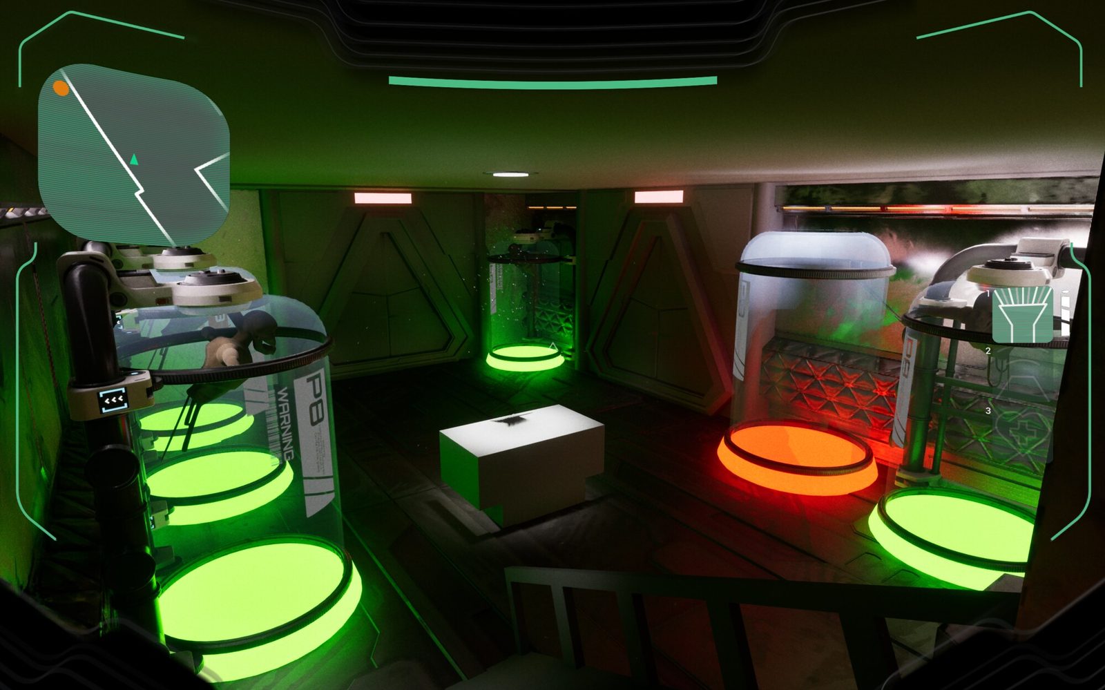 Entity Experimentation Room in the To Pierce Eternity build